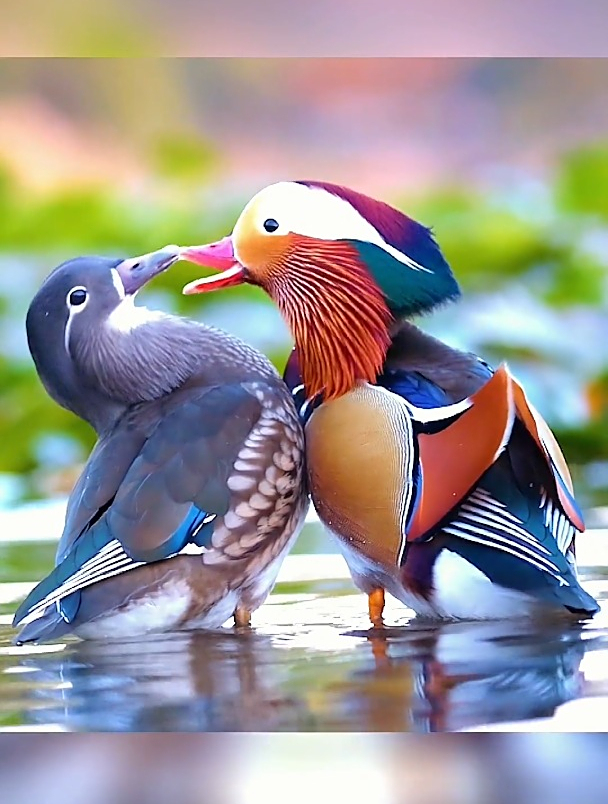 长相厮守,比翼双飞的鸳鸯