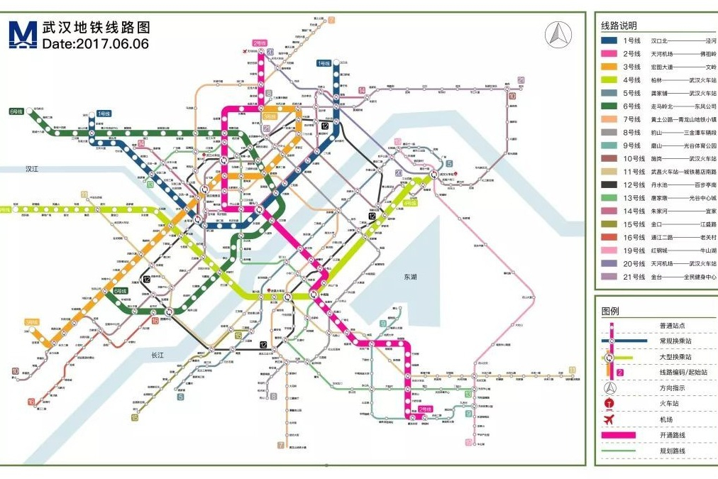 武汉地铁12号线,全线长约为60公里,一期预计2024年开通