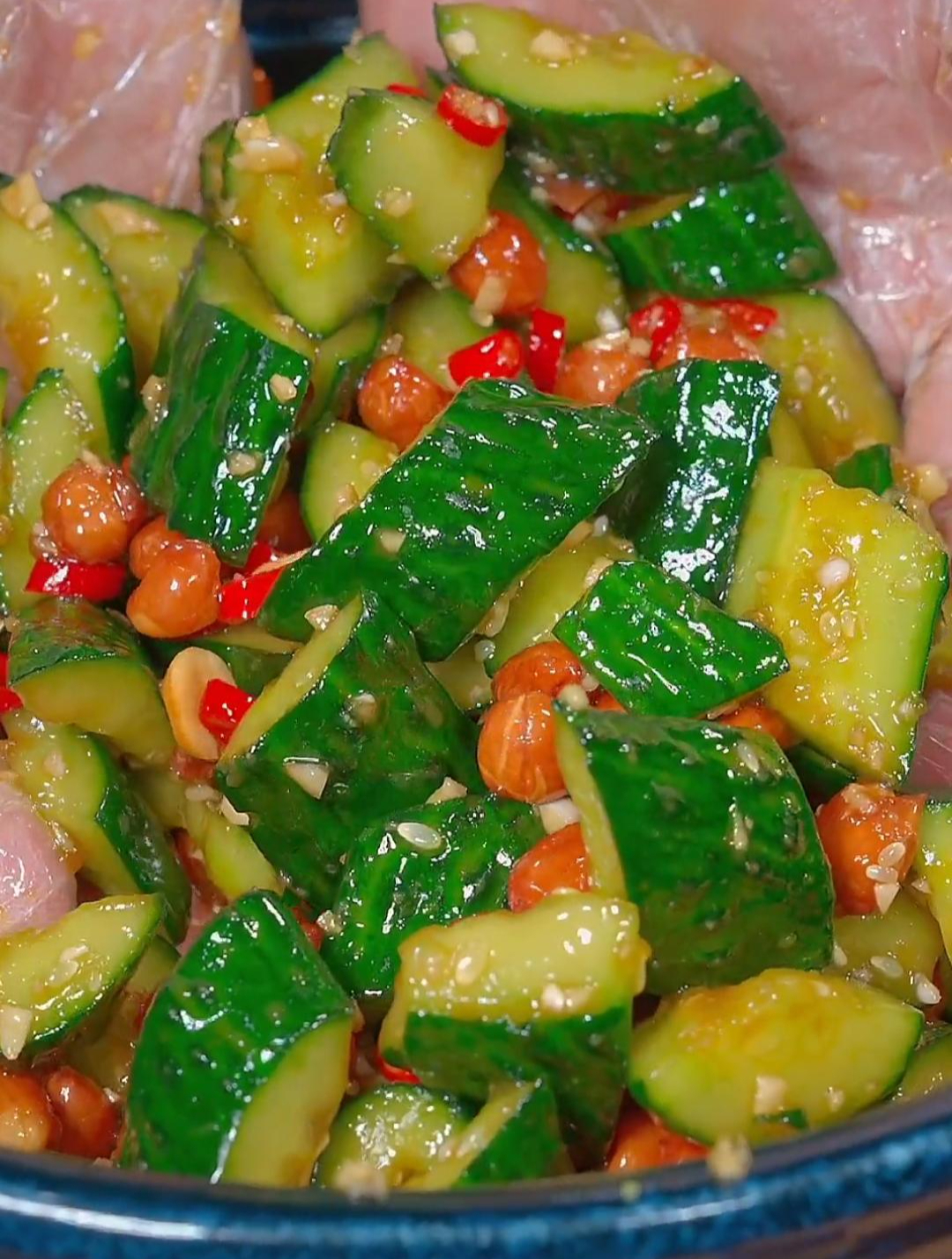 夏天必备小凉菜,凉拌黄瓜,清脆爽口-度小视