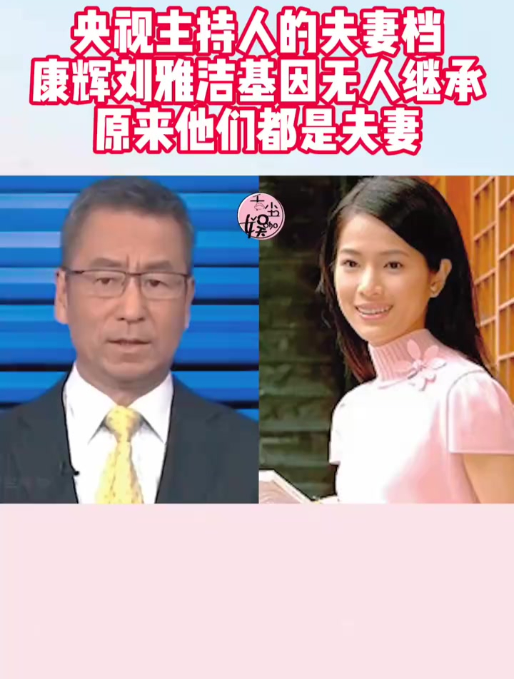 央视主持人的夫妻档,康辉刘雅洁基因无人继承,原来他们都是夫妻