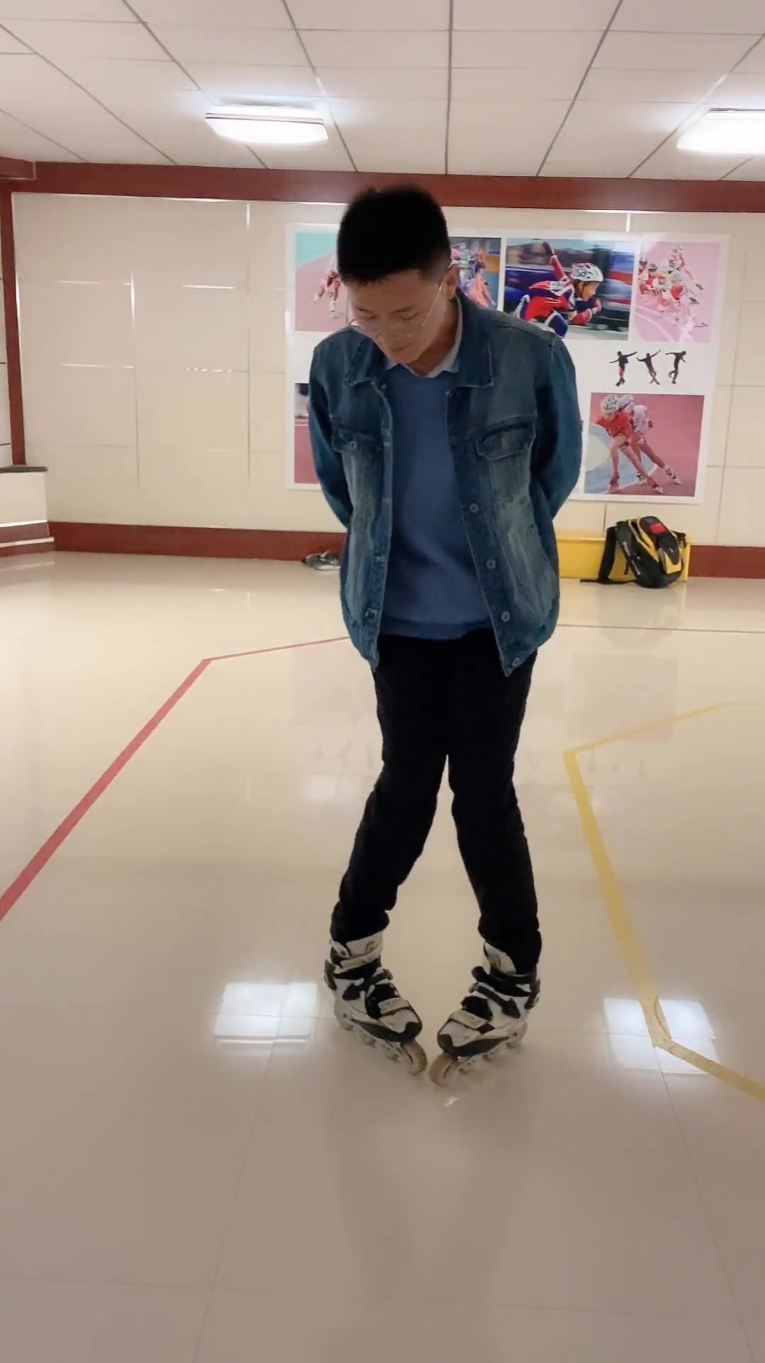 学轮滑 倒滑 32节 快来试试吧