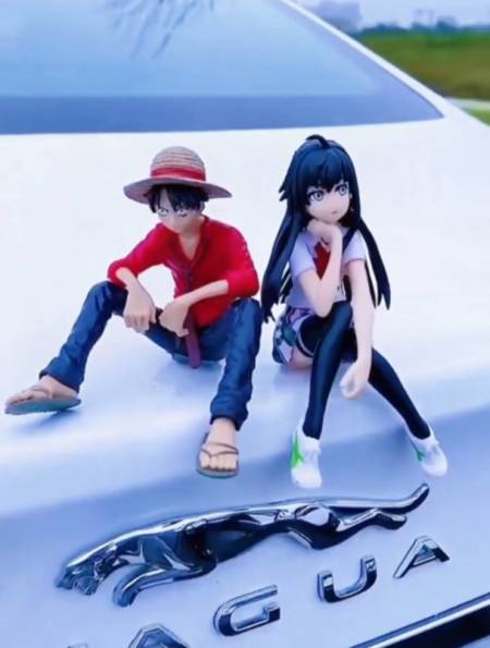 "路飞 雪乃"汽车摆件,送男朋友的不二之选