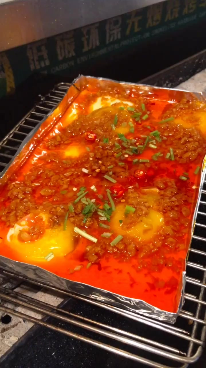锡纸蒜蓉烤鸡蛋,万物皆可烤