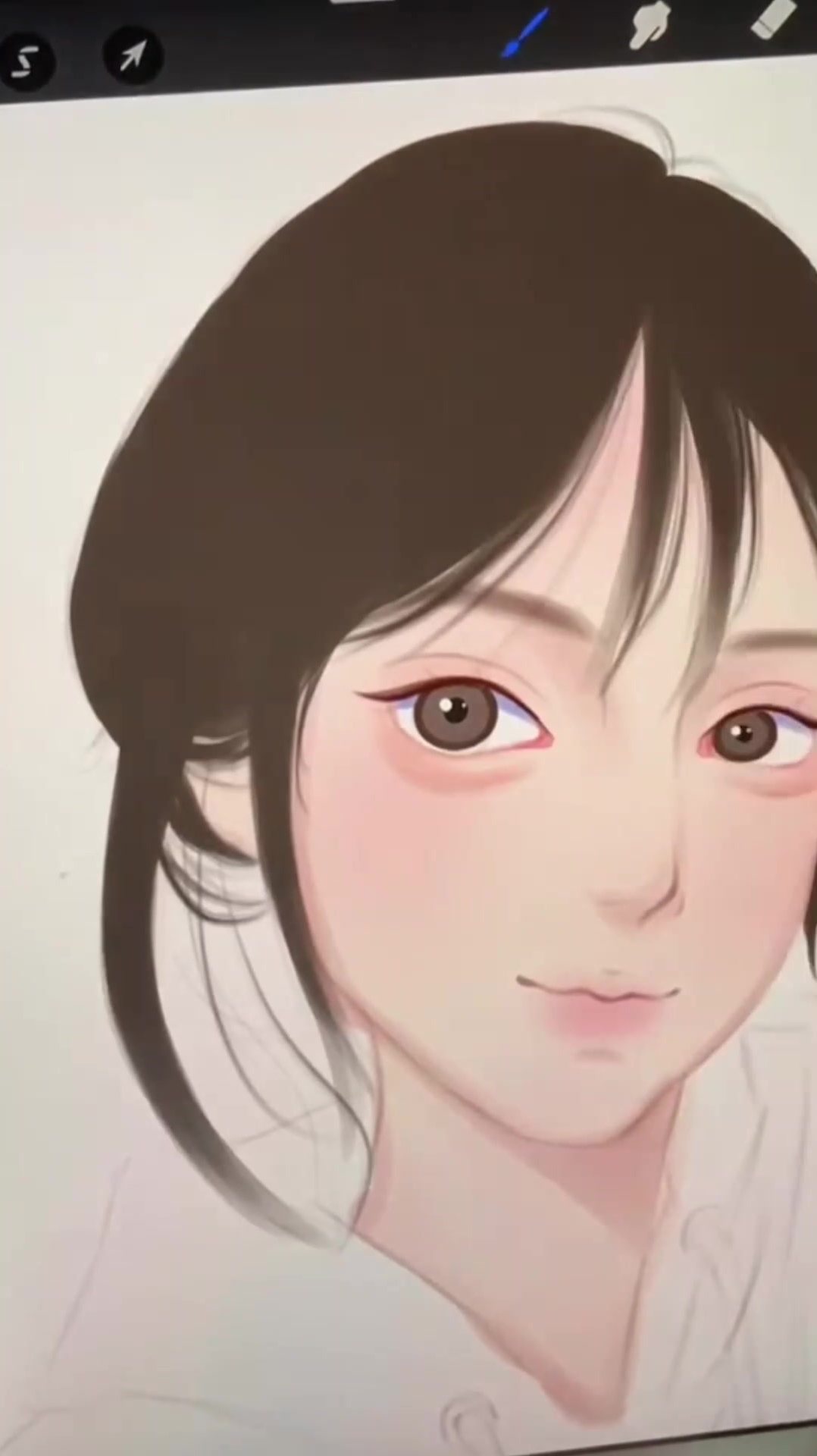 板绘人物头发上色全过程来啦