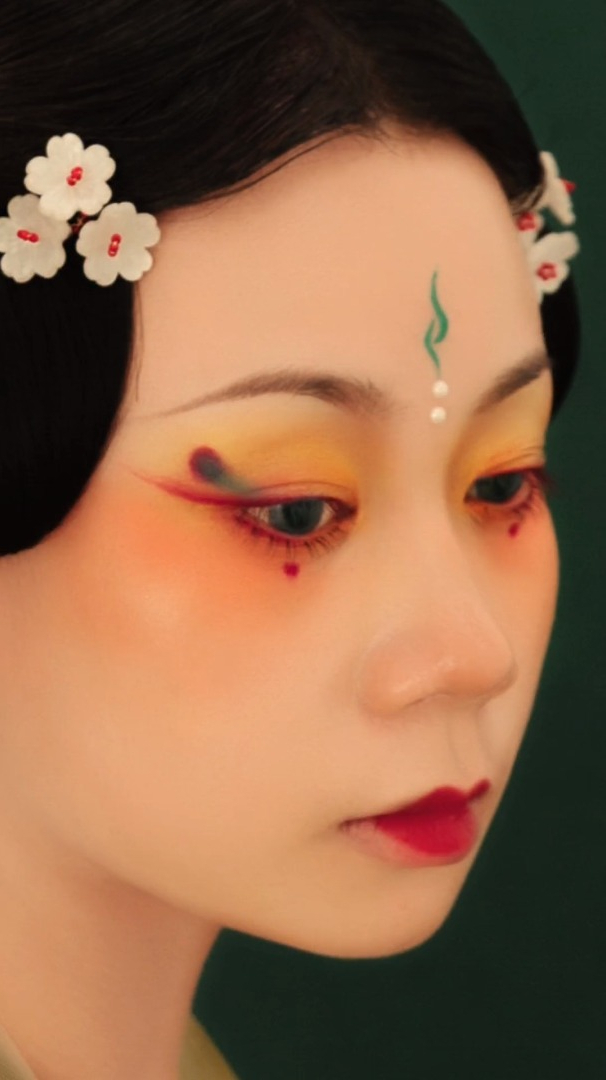 古风花钿教程~太简单了,我都不太好意思发