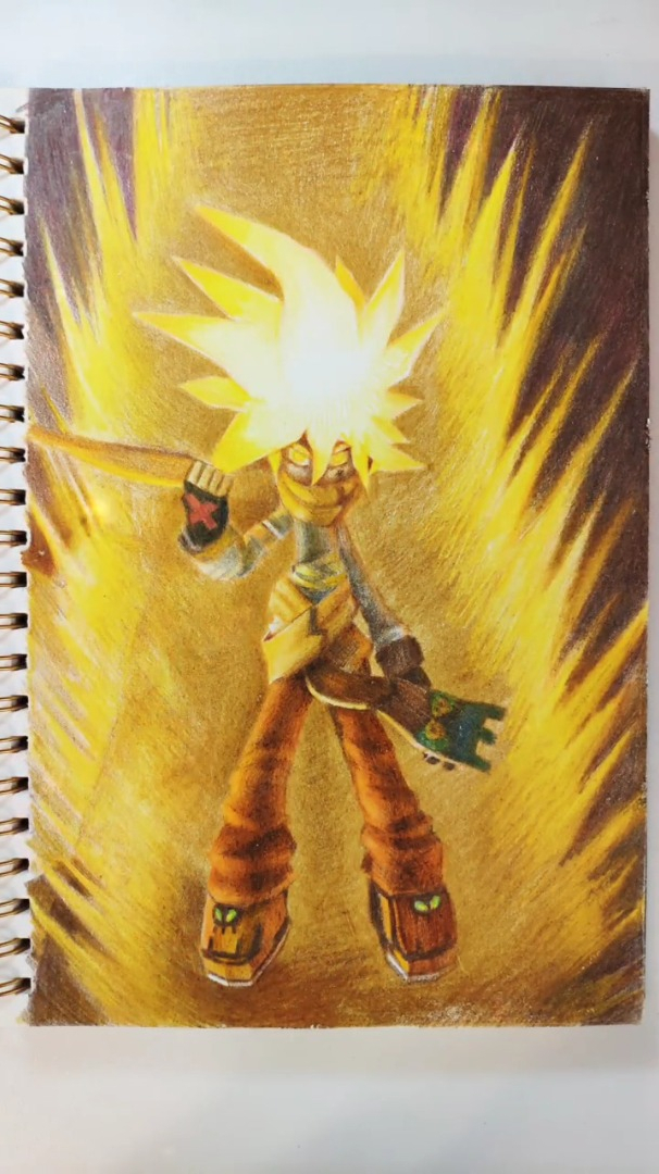 彩铅画,凹凸世界嘉德罗斯