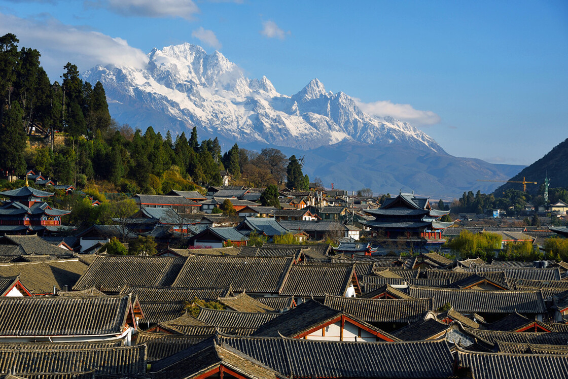 丽江古城风景美图图片