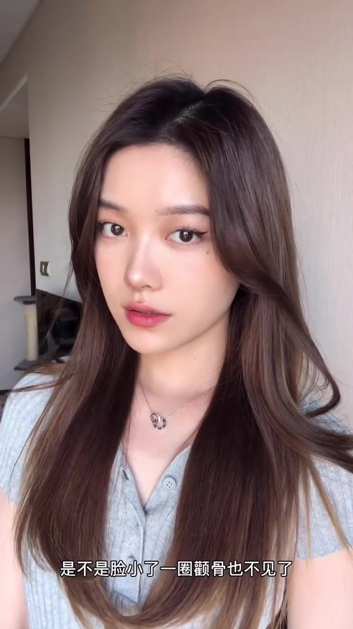 超显脸小的s型刘海!