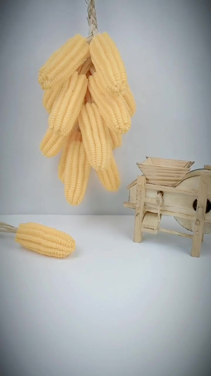 水果网玉米大丰收了创意手工废物利用