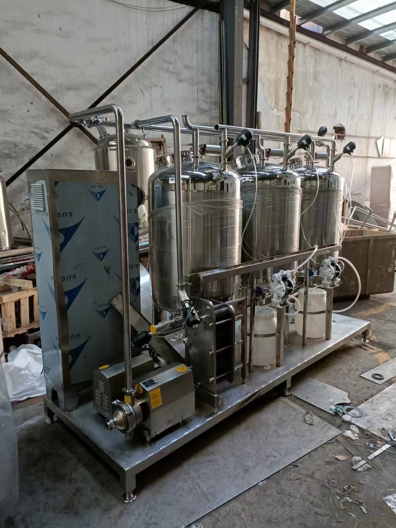 cip清洗系统 管道设备清洁