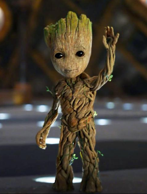 拥有强大力量和智慧的格鲁特成为漫威电影中备受瞩目的角色!