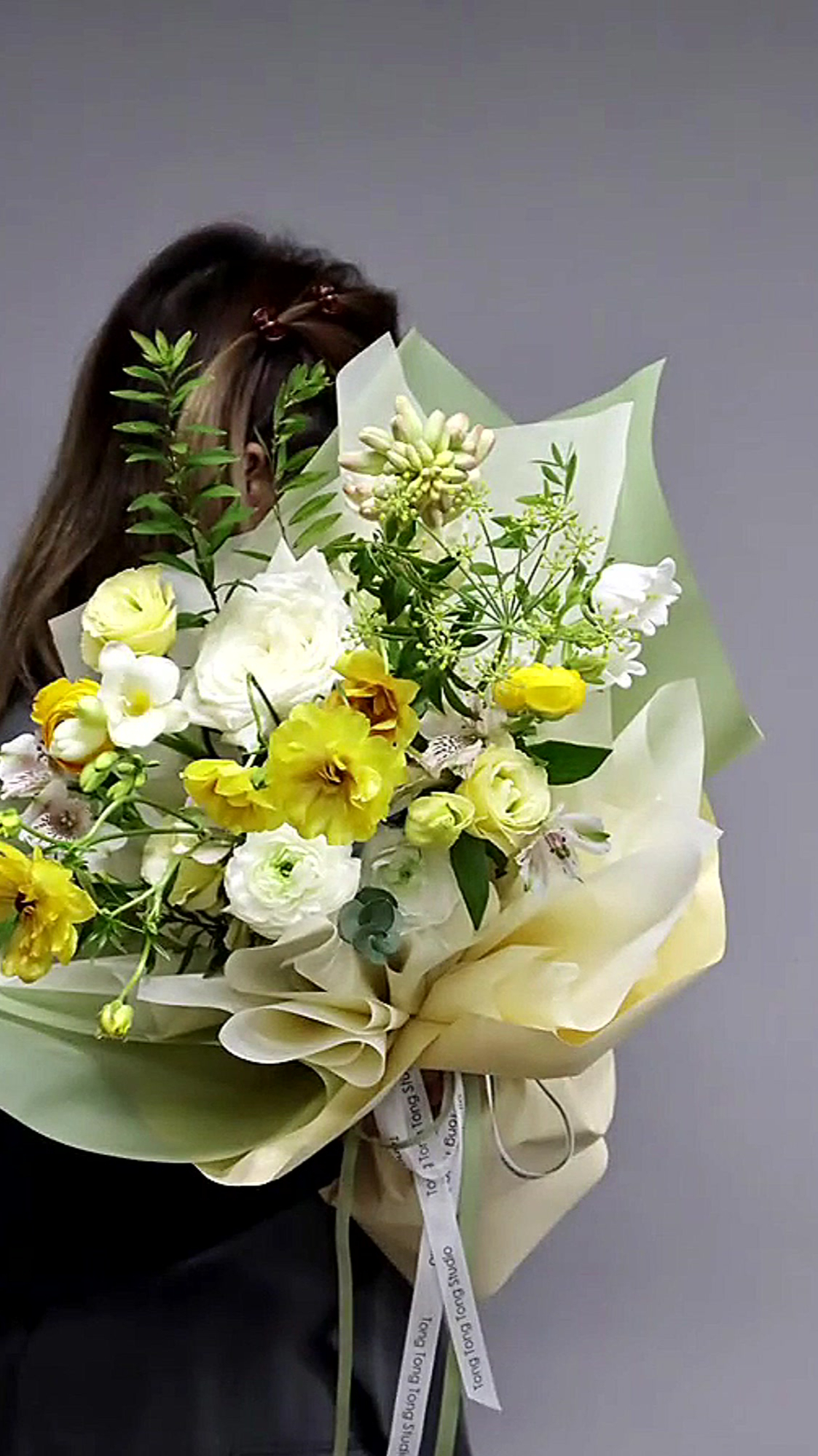 清新感十足的浪漫花束