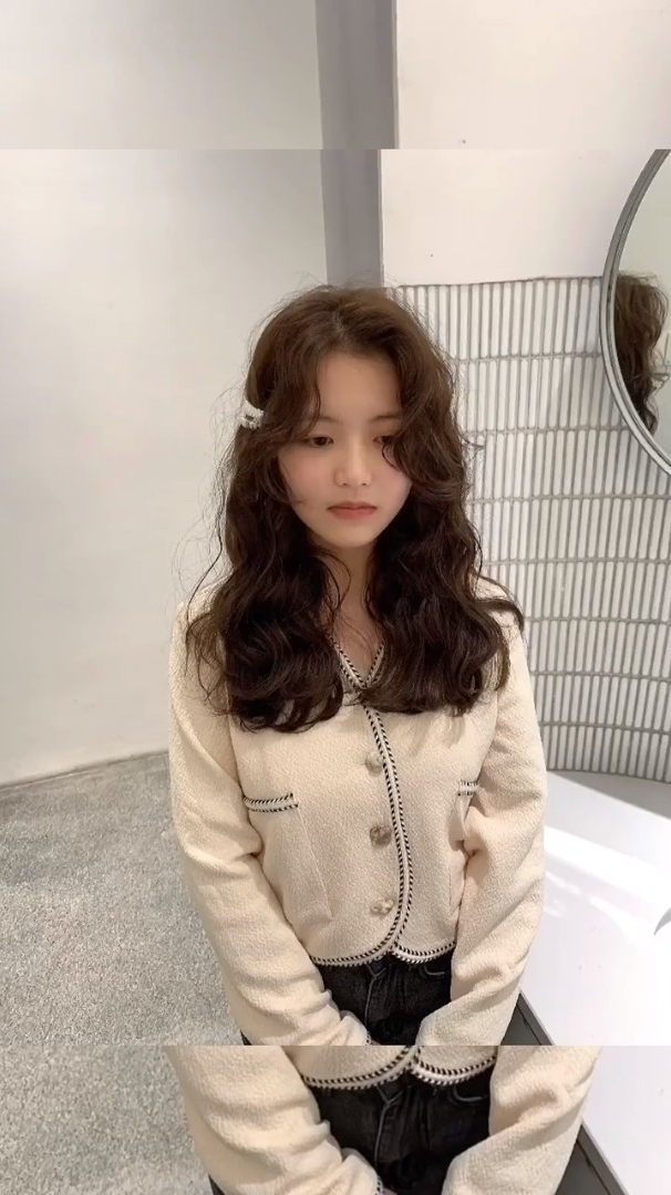 圆脸少女一定要尝试的慵懒法式卷 温柔仙气卷发