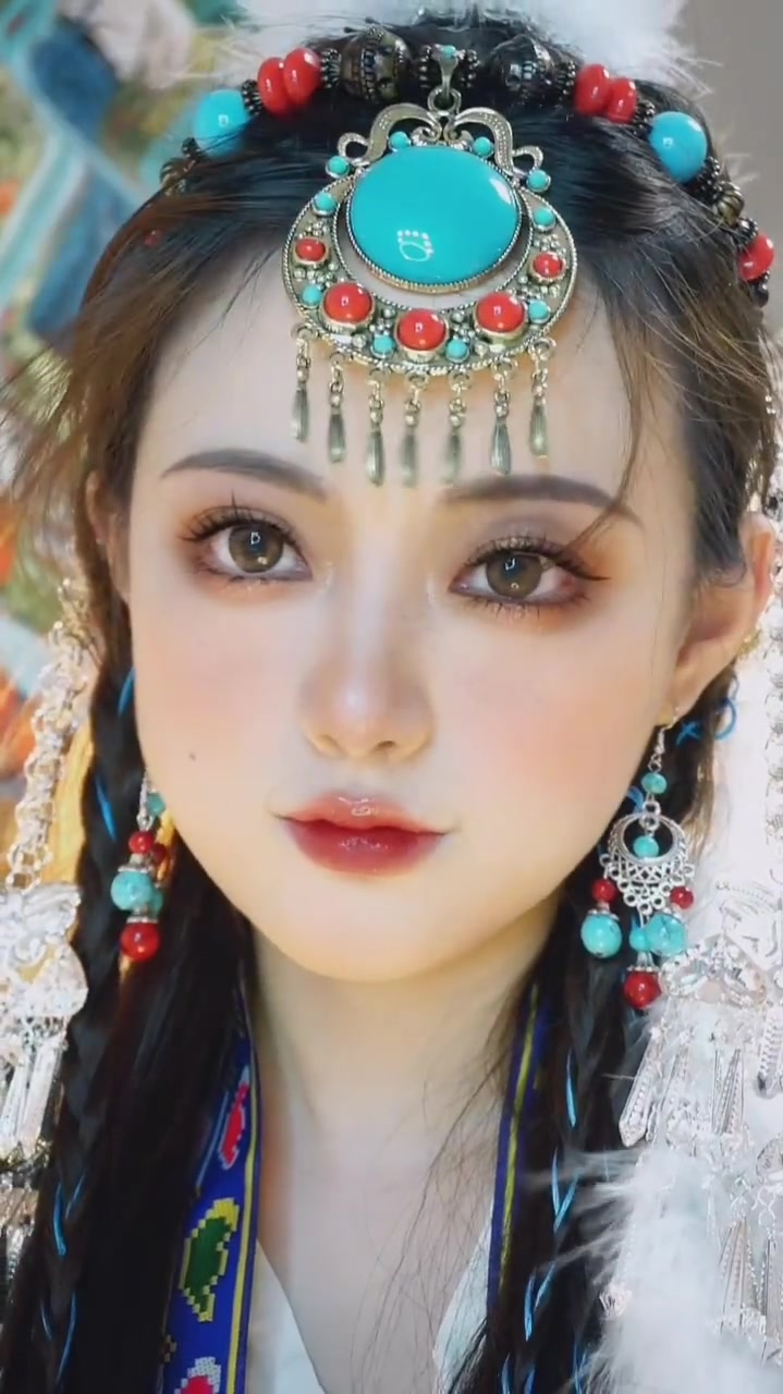 杨超越惊艳建模脸美女思路