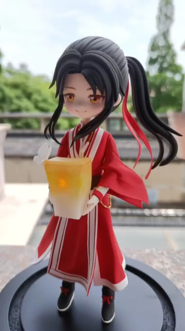 超轻粘土制作天官赐福花城