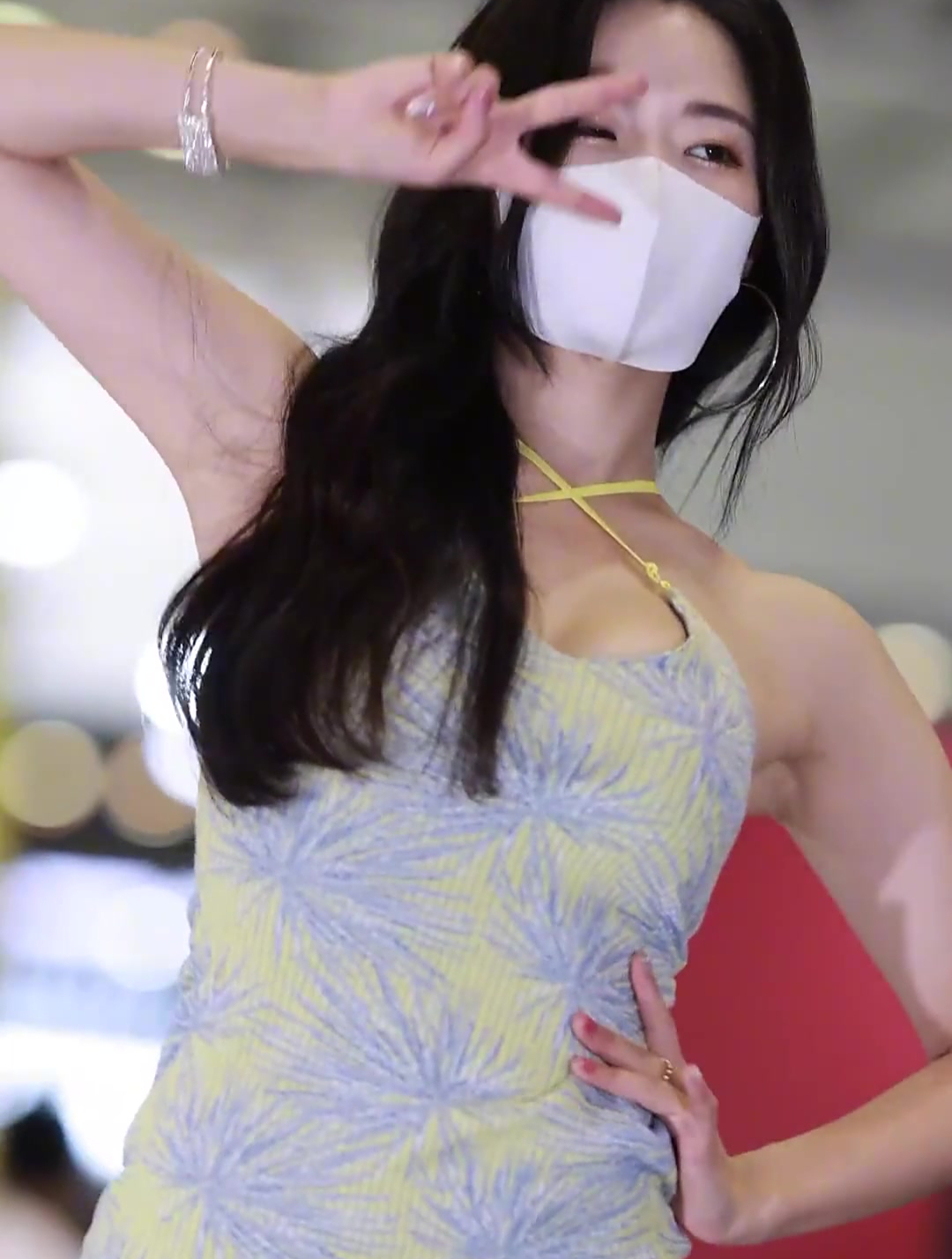 韩国顶级车模 洪智恩 釜山国际车展直拍