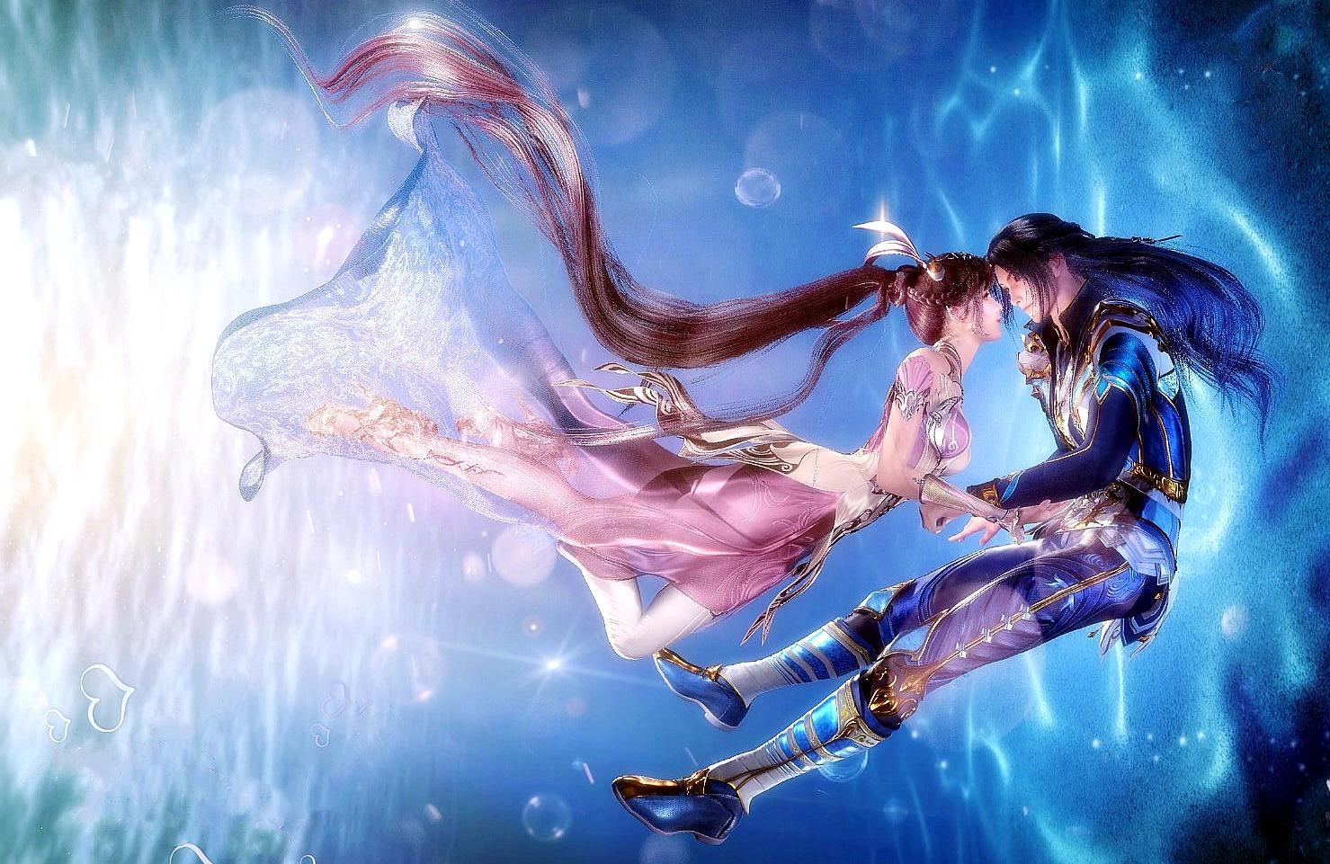 情人节壁纸来袭,原图高糊遭吐槽,三舞yyds!粉丝:"按头帝"呢