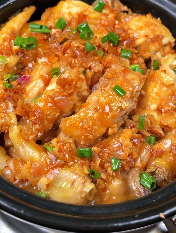 沙姜焗鸡,打开盖子香味扑鼻,营养又美味,好吃到流泪