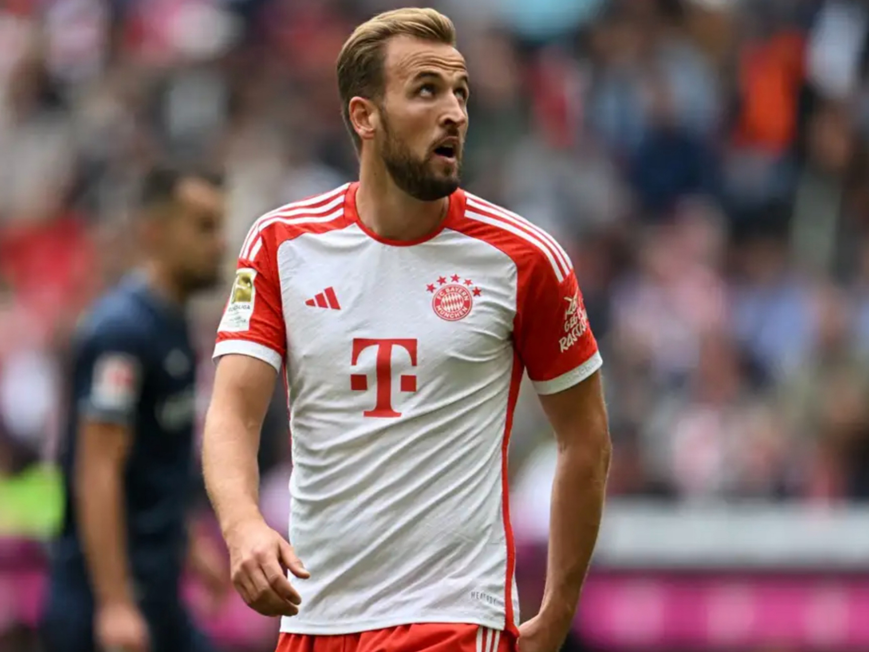 拜仁# 球星哈里·凯恩从托特纳姆热刺队高价转会后,仍在努力掌握德语