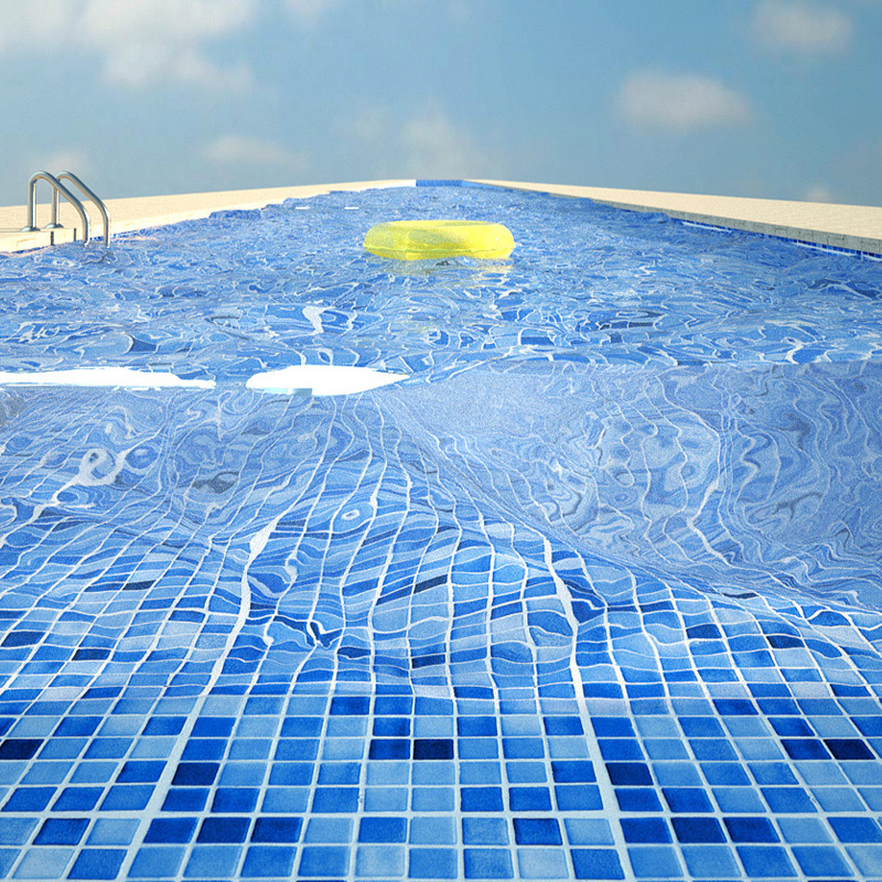 游泳池一定要选择专业泳池砖