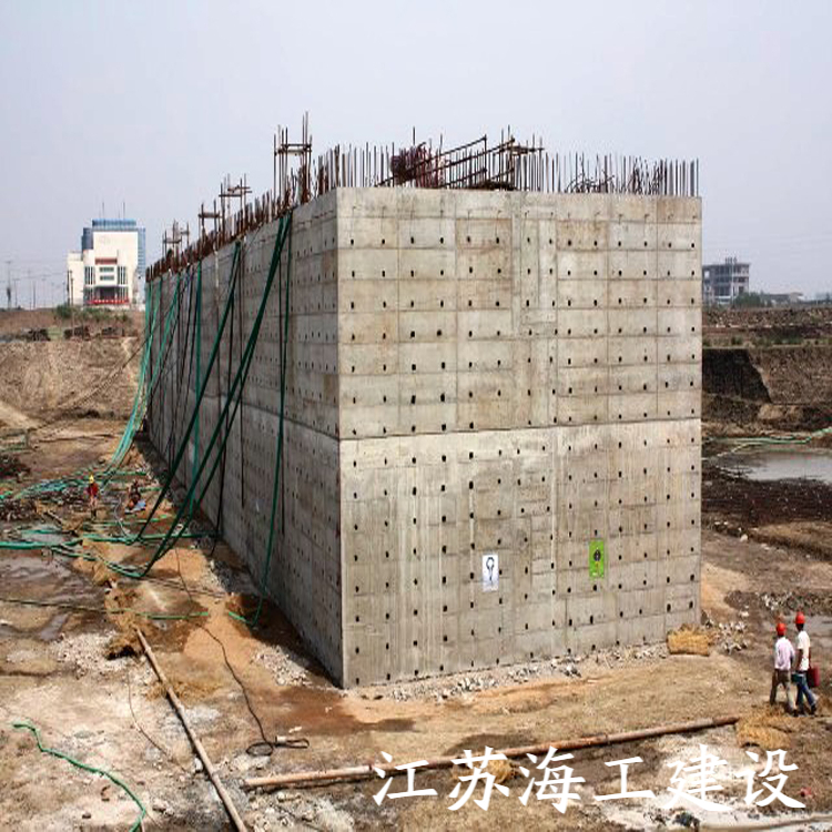 沉井下沉施工沉井封底沉井堵漏公司沉井制作市政污水管网沉井预制