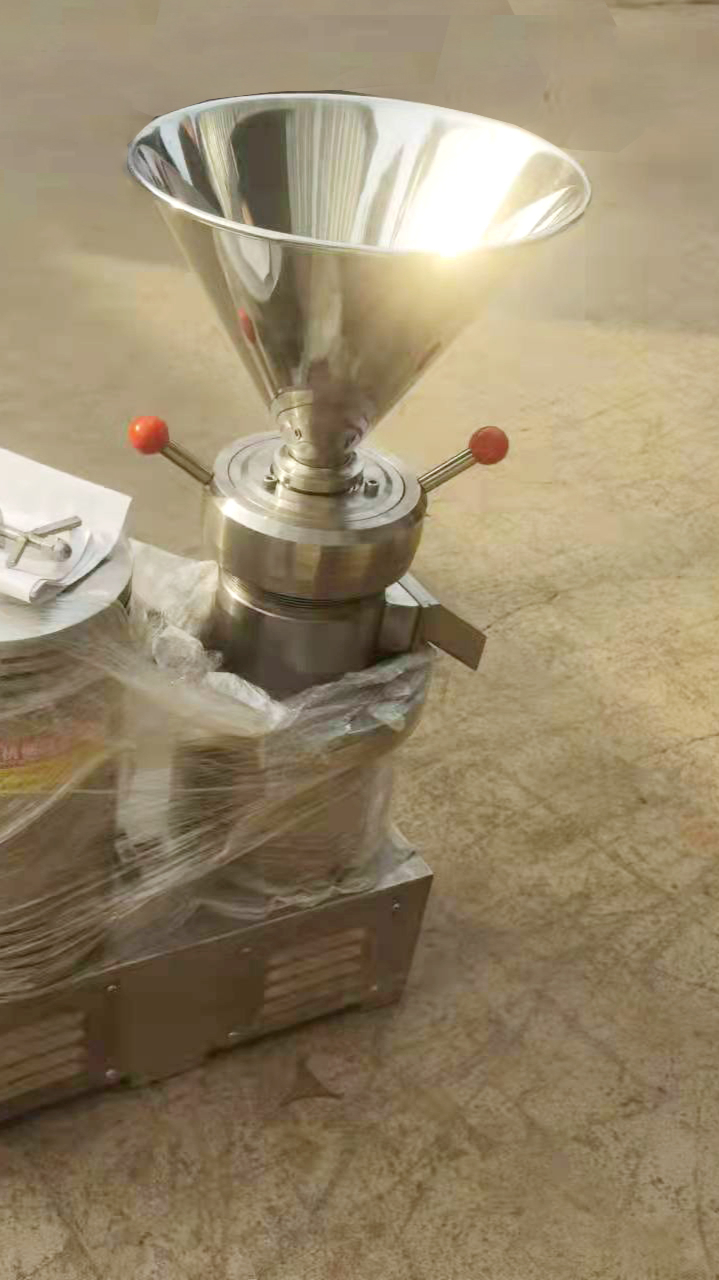胶体磨骨头磨泥鱼骨鱼肉粉碎机沙茶酱花生酱柚子酱料研磨