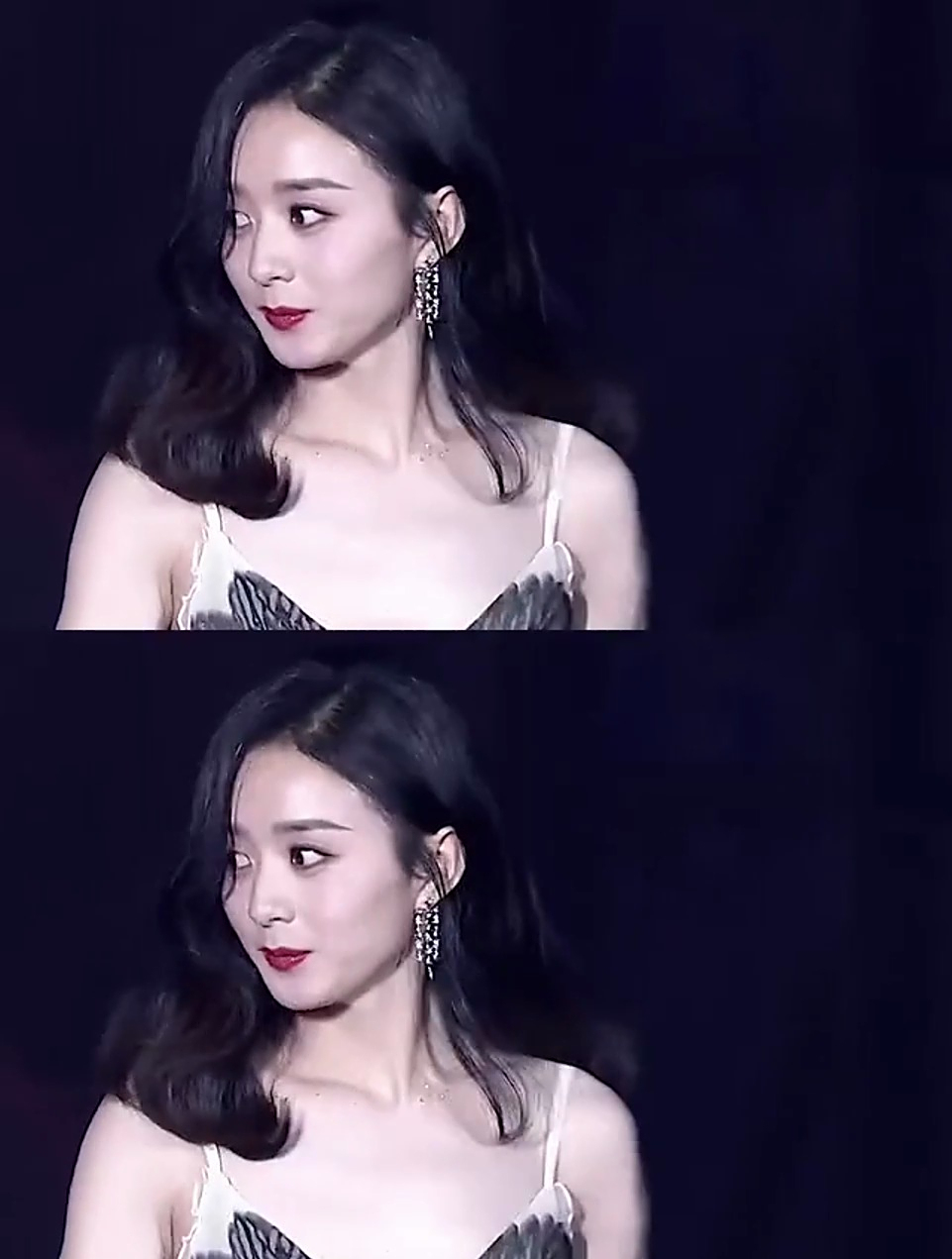 女神赵丽颖,当年眼睛发炎用头发遮住了半张脸,却惊艳全场!