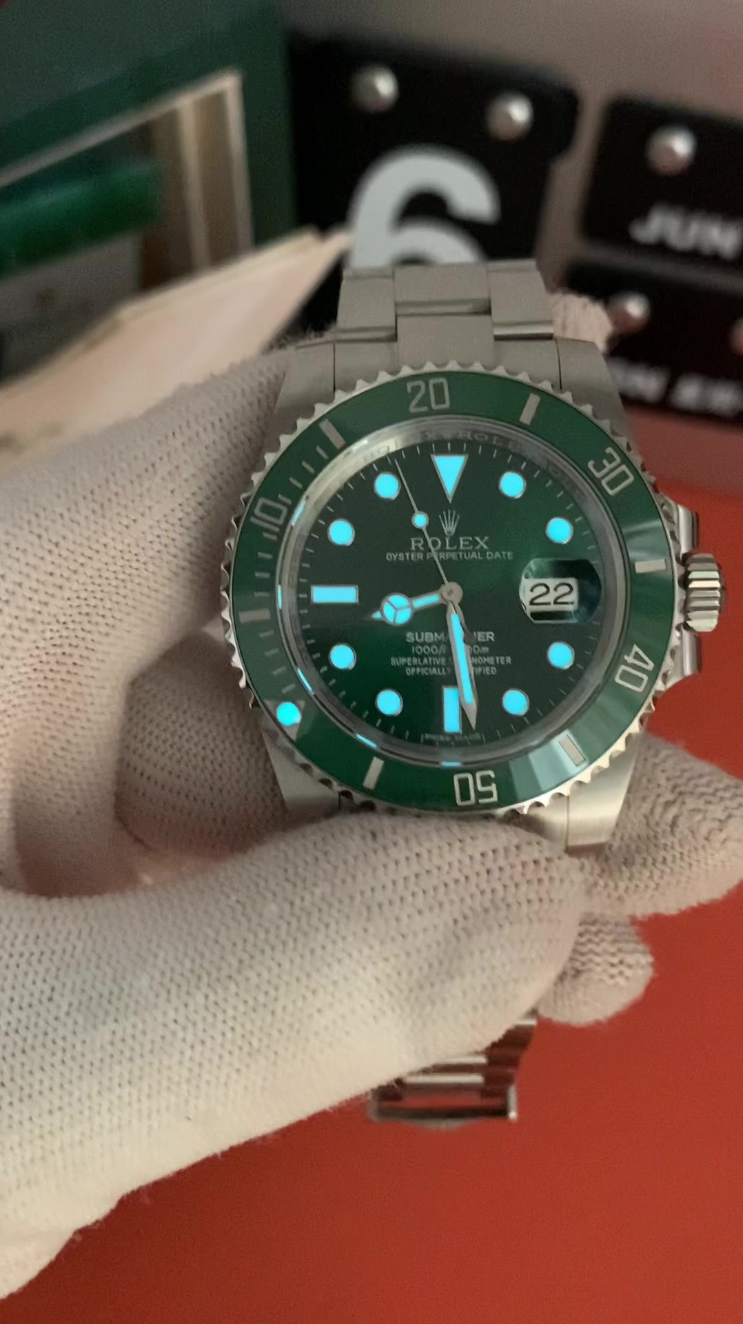 开箱实拍劳力士绿水鬼,魅力十足,佩戴舒适上档次!