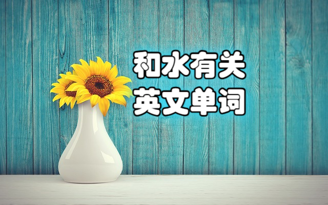 和"水"有关的英文单词