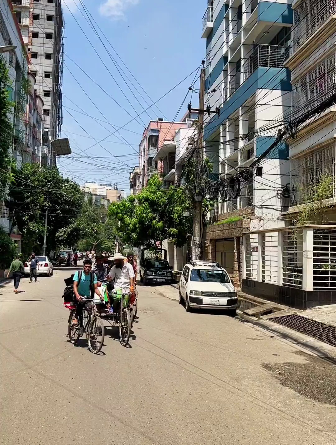 孟加拉国的城市风景富人区,记录真实生活!-度小视