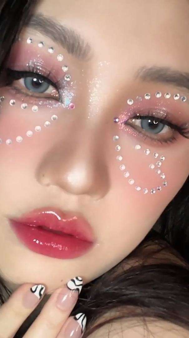 蝴蝶碎钻妆每个女孩都是blingbling的公主