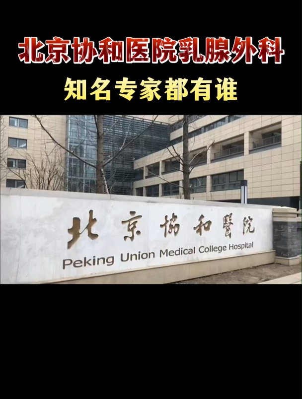 北京协和乳腺外科,知名专家都有谁