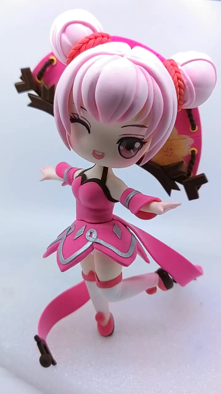 「粘土教程」小乔的身体做好啦,做好发现扇子有点小-度小视