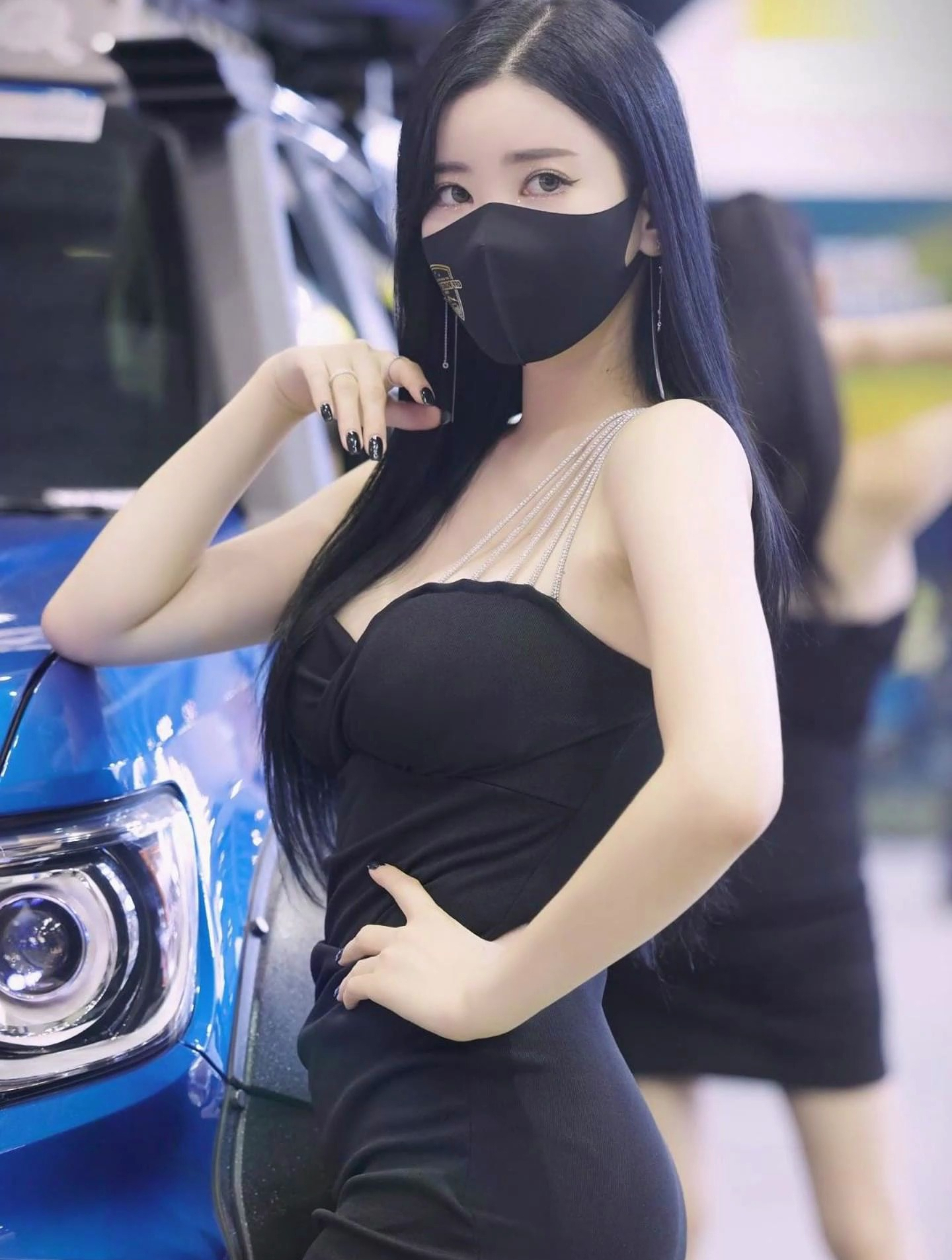 国际车展顶级车模金时厚,御姐范十足-度小视