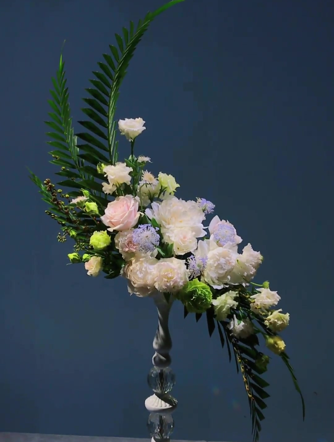 插花基本造型练习,s形