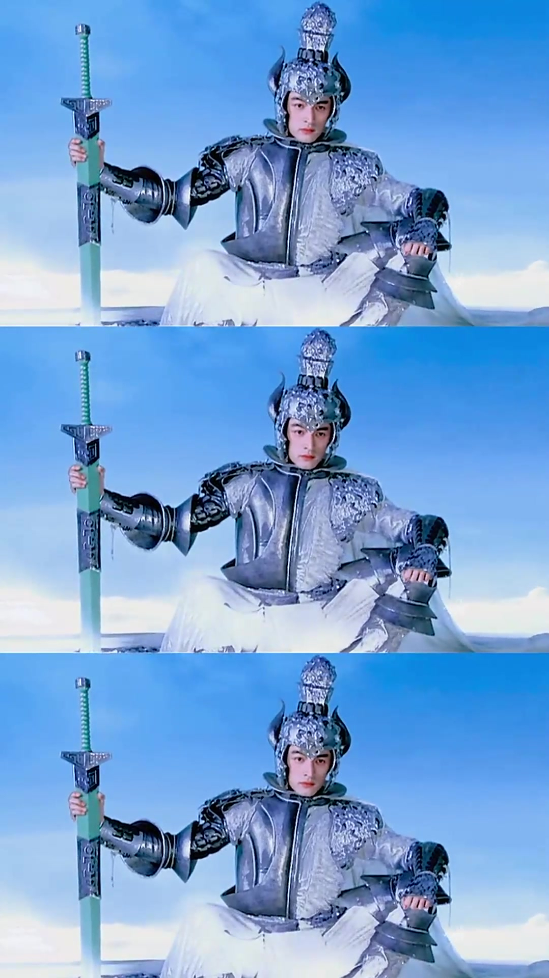 明明都是一个人演的但飞蓬就是比景天帅啊