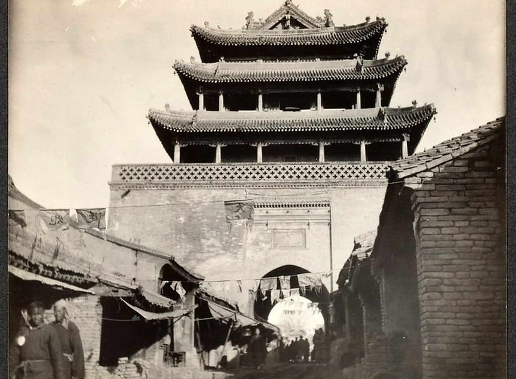 民国三年(1914年)2月,山西蒲州地区老照片,蒲州古城遗址位于山西省