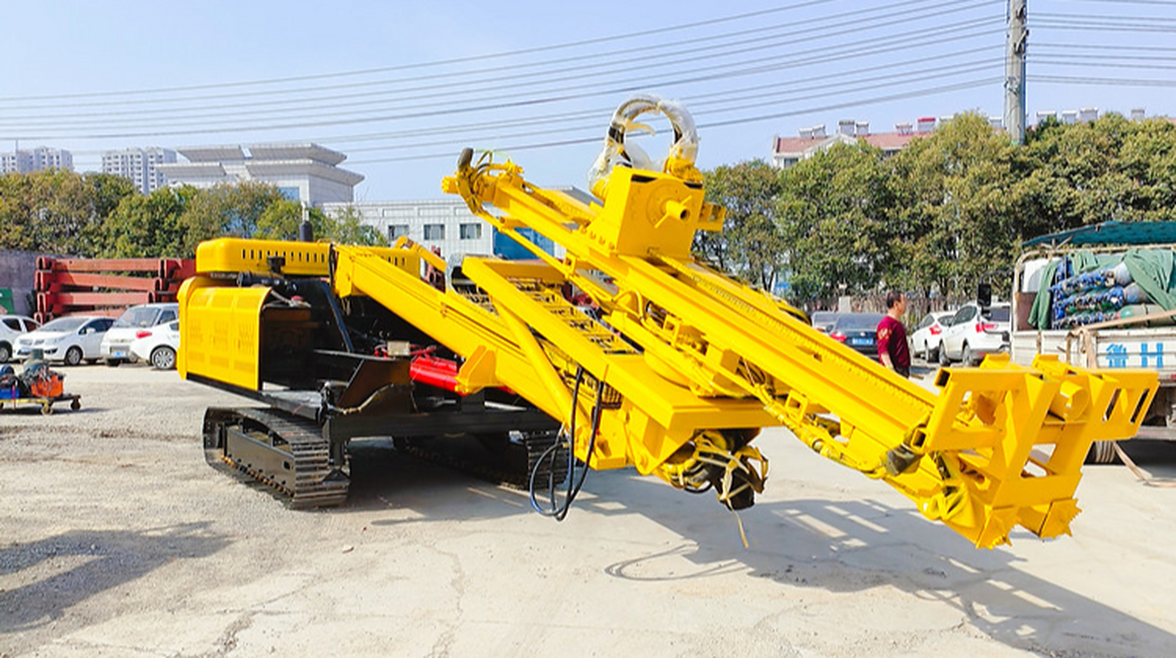 高举升隧道锚固钻机 高边坡升降锚杆钻机 360度旋转打孔