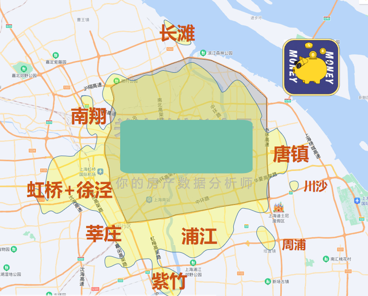 外环7万,中环10万,内环12万!上海哪些房子正在突破环线!