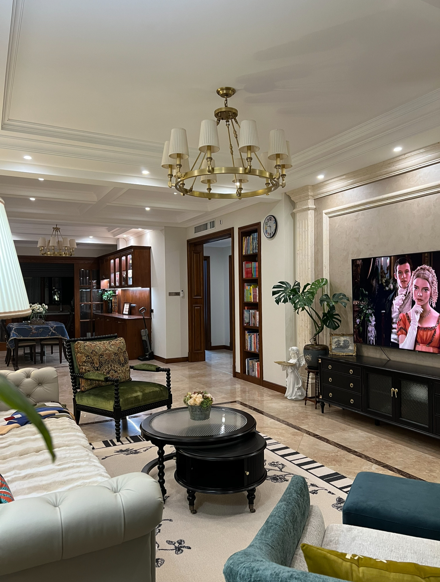 160平美式,三室两厅,入住五年的家,还是很美很魅!