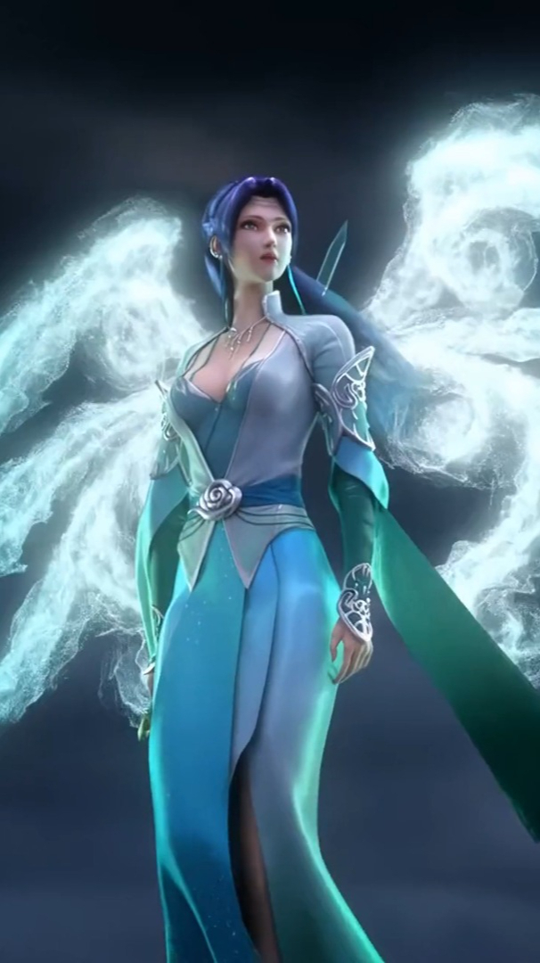 一直认为云韵最漂亮,可惜她与萧炎有缘无分!