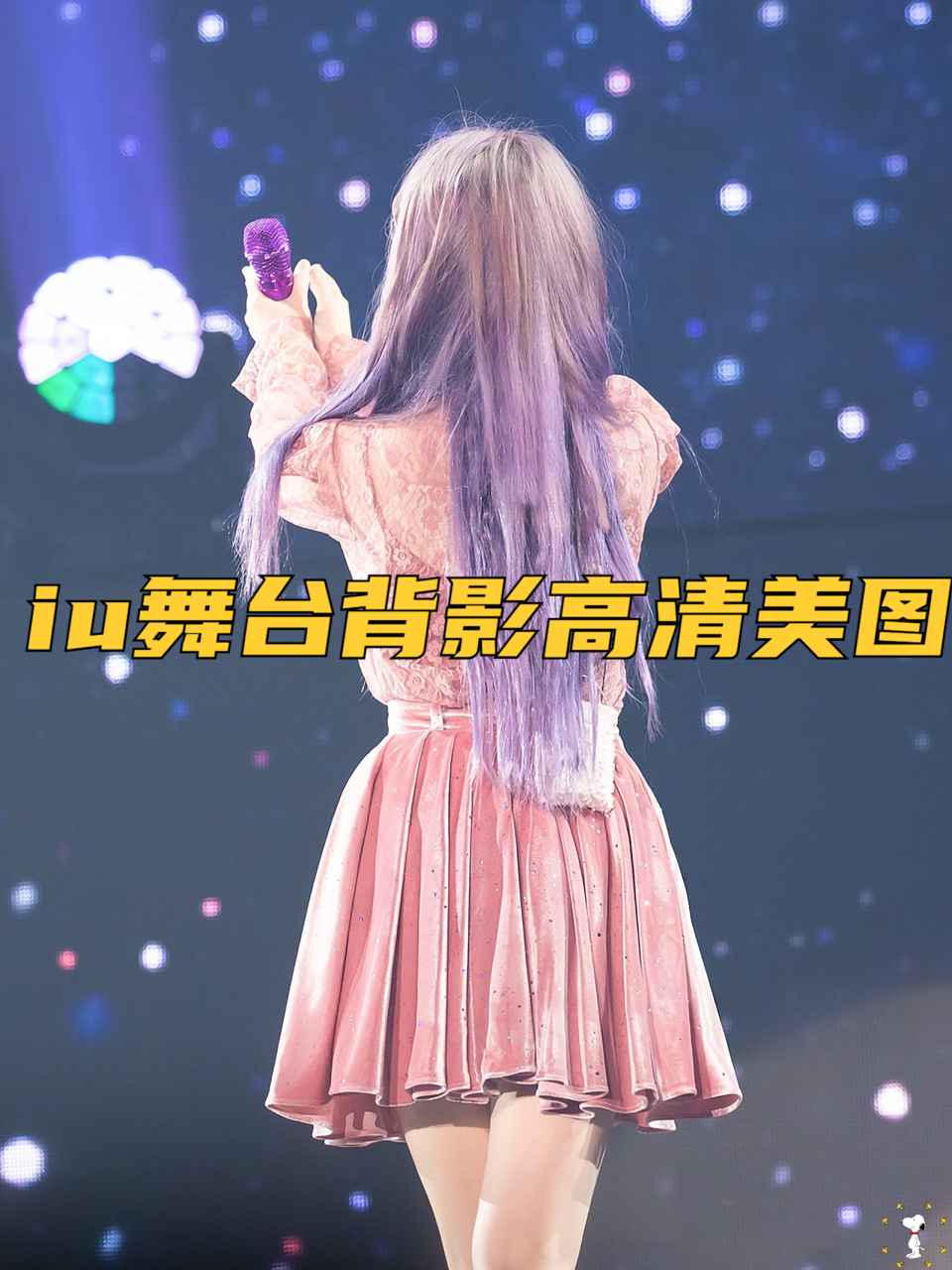 iu舞台背影高清美图  知恩公主呐 又是想看iu演唱会的一天 姐姐无论是