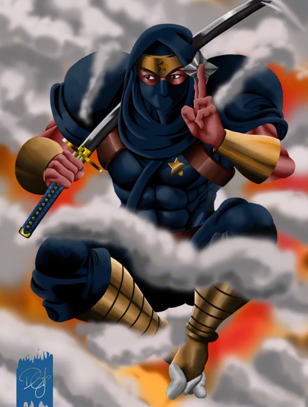 名将人物忍者"翔",武神流继承者 怀旧经典街机游戏 名将-度小视