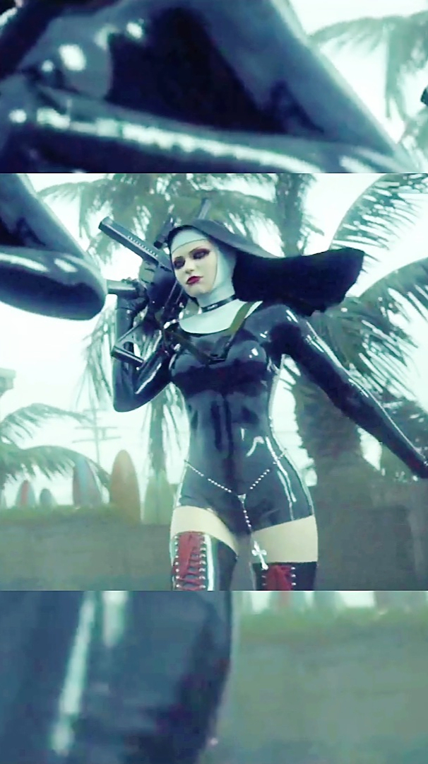 皮衣皮裤高跟鞋这样的修女你喜欢吗