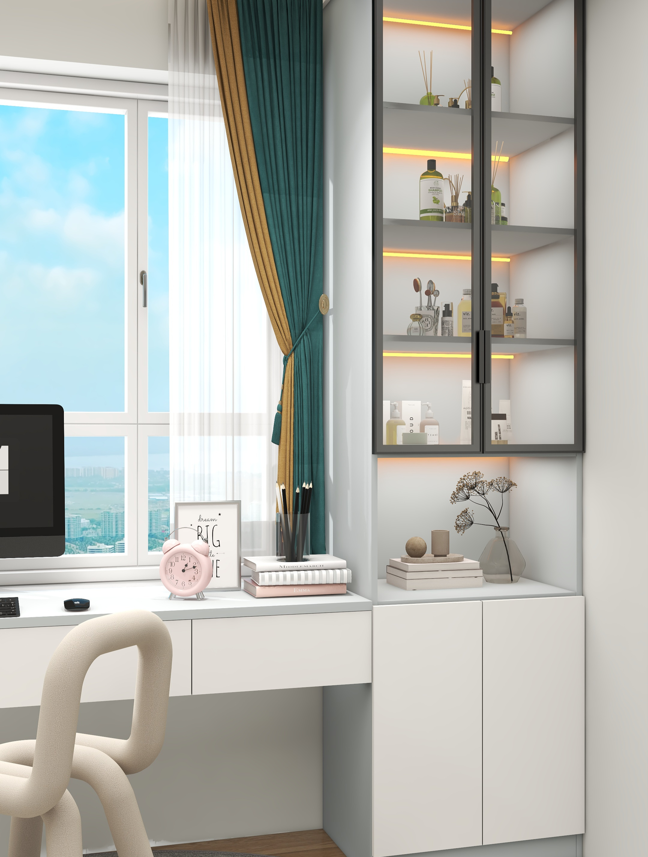 聪明人都围着窗户打柜子,不仅收纳多了,还能白赚了一个书房!