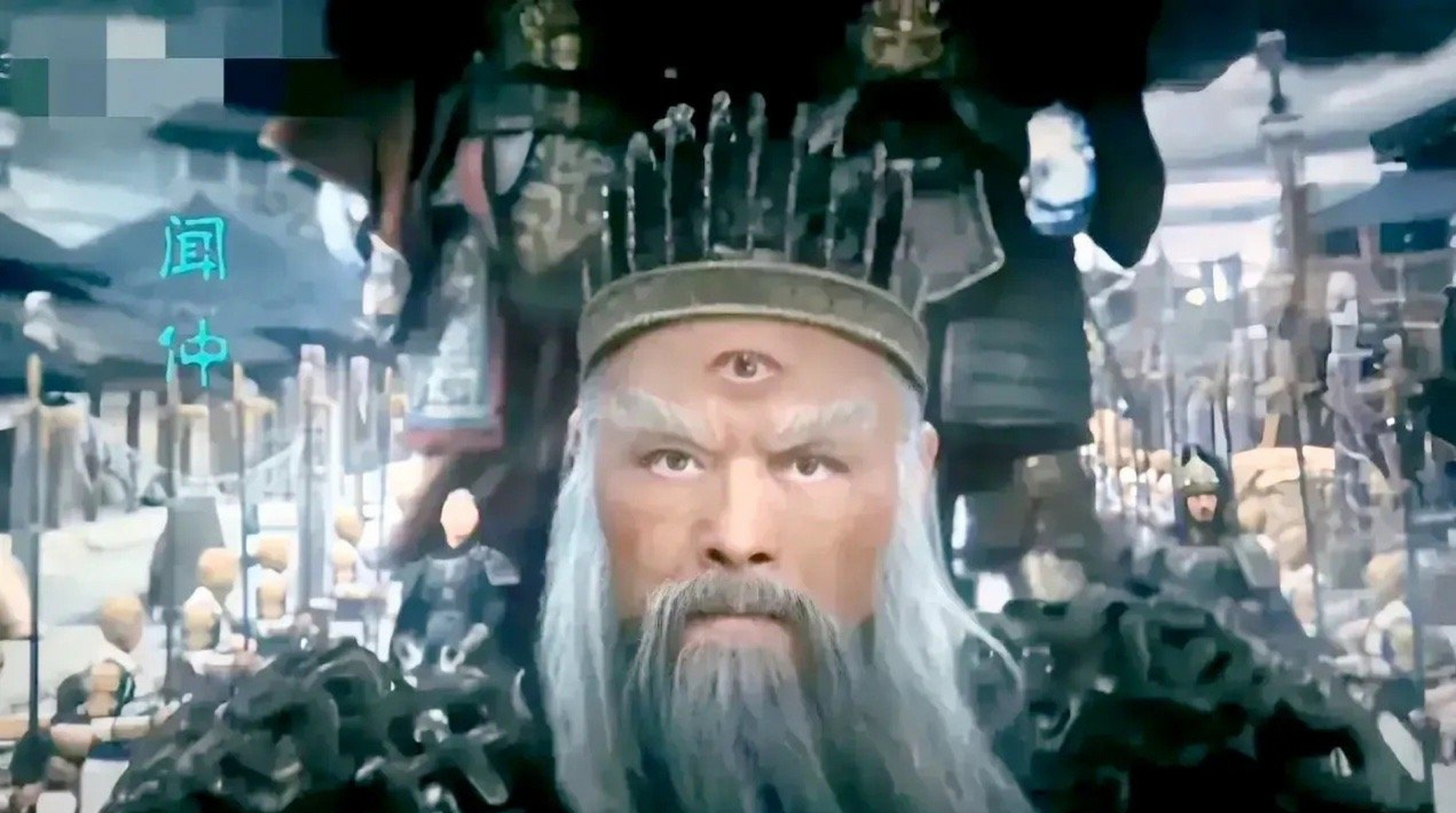 《西游记》《封神第一部》剧照 二郎神的第三只眼到底是横的还是竖的?