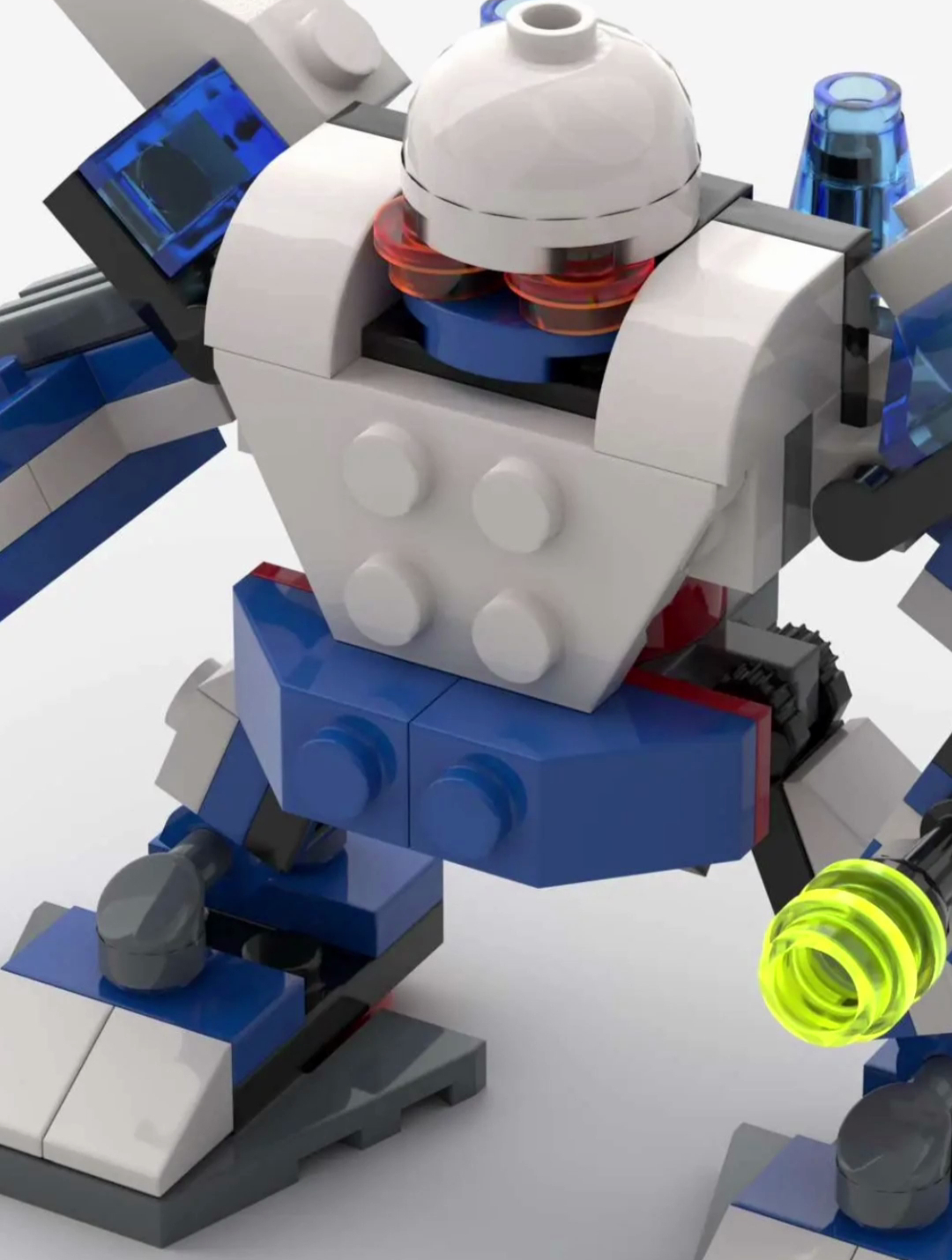 乐高积木玩具拼装教程:机器人-度小视