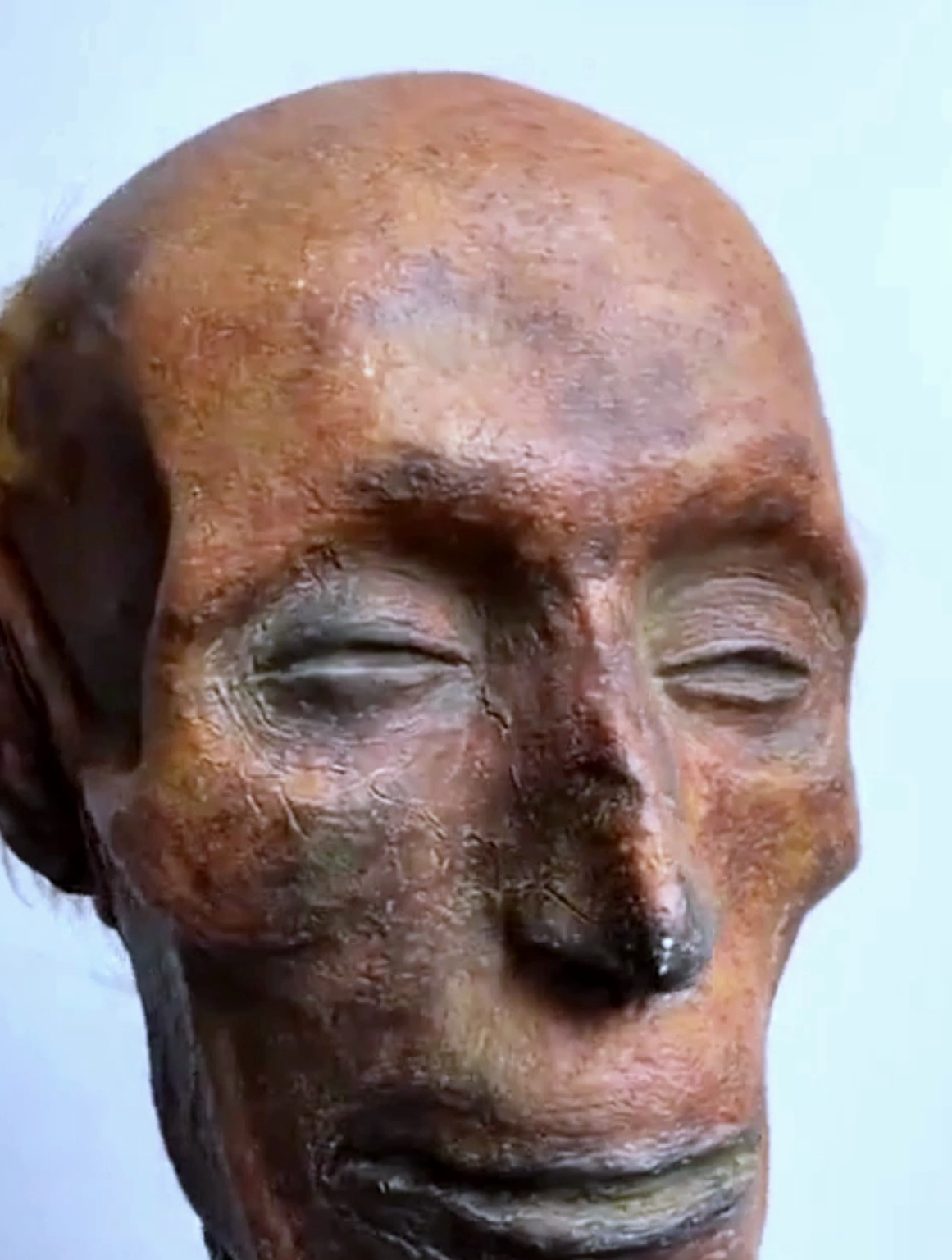 古埃及强大的法老王拉美西斯二世,现如今只剩下个头部,看起来怪瘆得慌