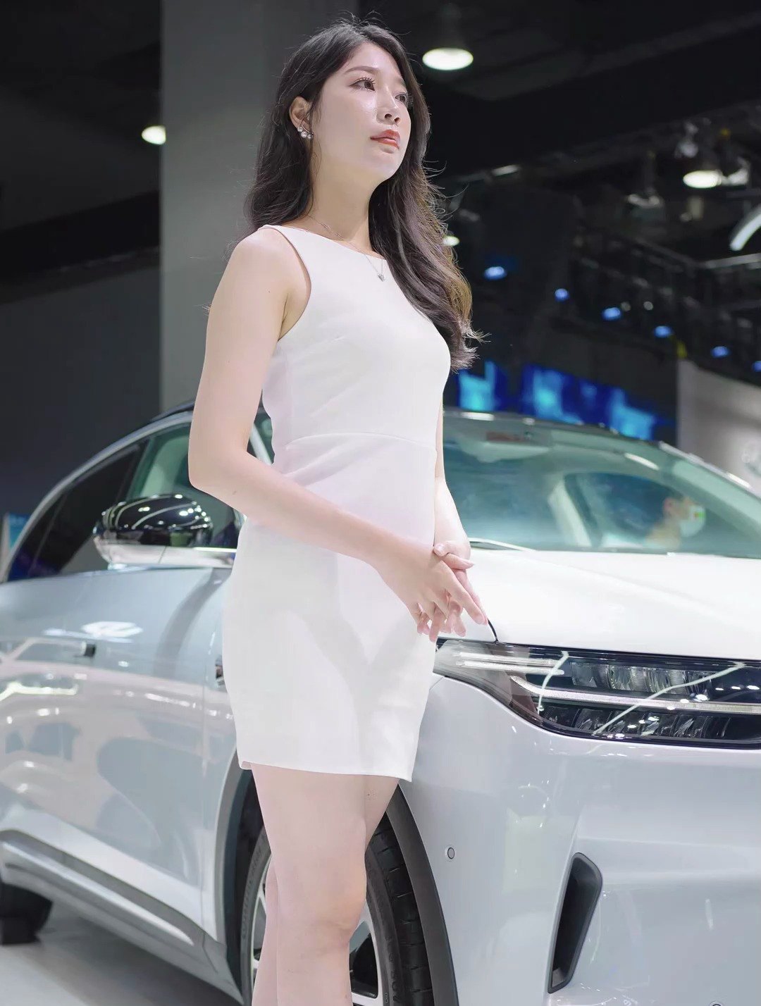 韩国车模 完美身材 大长腿 美女 车展美女 颜值