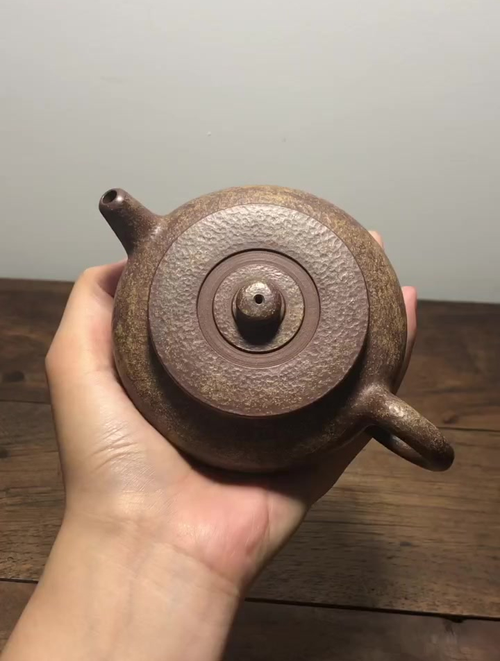 宜兴紫砂壶纯全手工吴荣华原矿大红袍西施泡茶壶-度小视